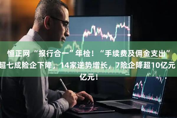 恒正网 “报行合一”年检！“手续费及佣金支出”超七成险企下降，14家逆势增长，7险企降超10亿元！