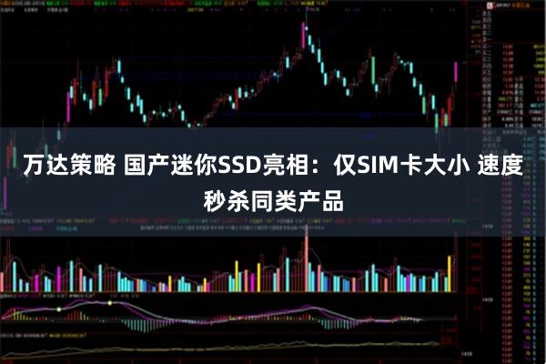 万达策略 国产迷你SSD亮相：仅SIM卡大小 速度秒杀同类产品